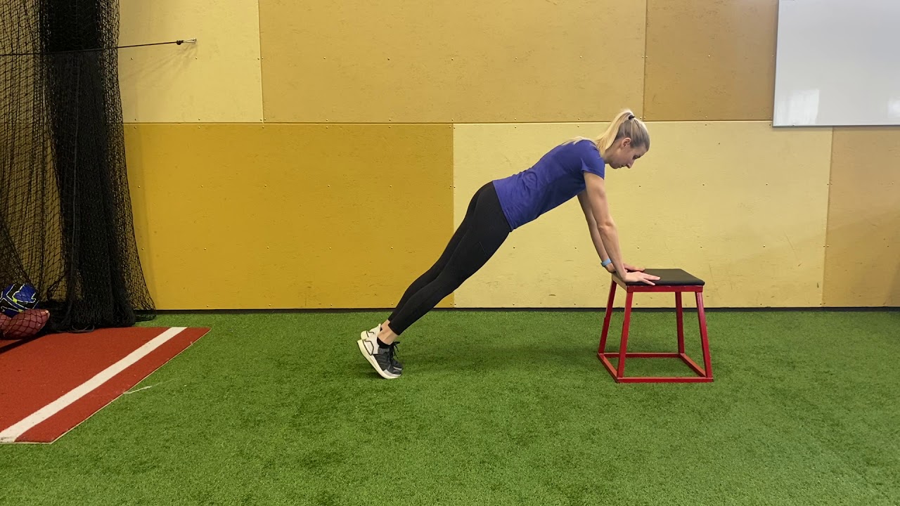 Elevated Plank with Step Out - YouTube