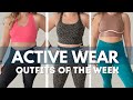 WEEK OF GYM FITS: Activewear Outfits 76: Gym Outfits from Gymshark, Fabletics, Athleta, & Amazon