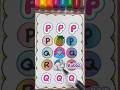 Learning Letters P-R 🐰🍍#shorts #shortvideo #art #reels