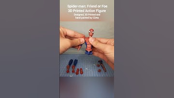3D PRINTED SPIDER-MAN: Friend or Foe - ACTION FIGURE - Link in description
