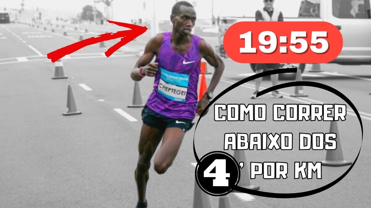 COMO CORRER ABAIXO DOS 4’ MINUTOS POR KM - YouTube