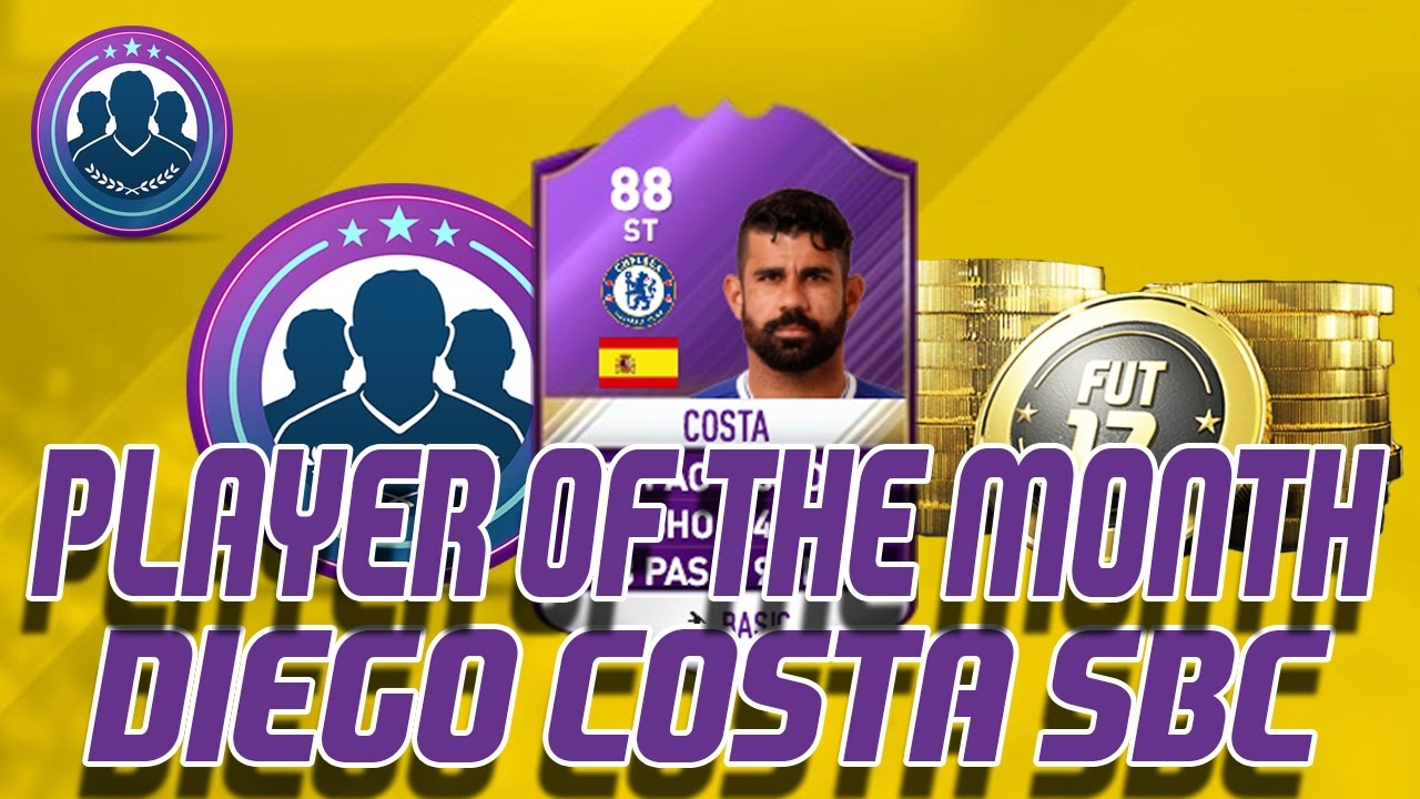 Player of the Month Costa Squad Building Challenge