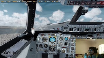 P3D V3 | FSLabs Concorde | Seattle To D.C. - KDCA River Approach