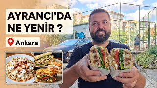 ANKARA - AYRANCI DA NE YENIR Ankara Lezzetleri Focaccia Sinop Mantisi New York Sandvic
