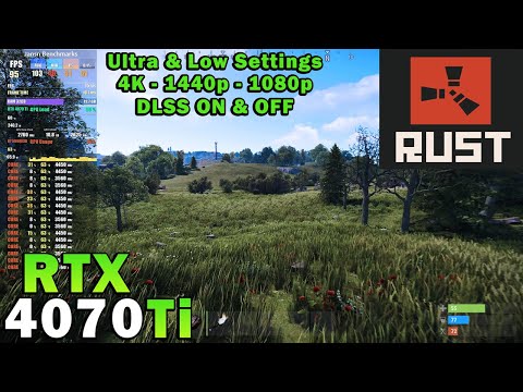 RUST 2023 | RTX 4070 Ti | Ryzen 7 5800X3D | 4K - 1440p - 1080p | Ultra & Low Settings