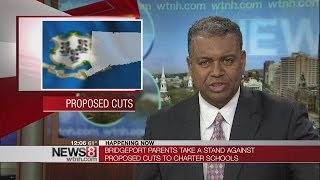 Bridgeport Parents take a stand against cuts to charter schools