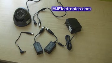 BNC connector Convert to LAN connector.