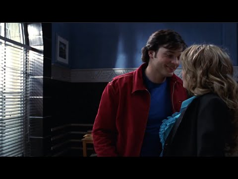 Smallville || Crimson 6x13 (Clois) || Clark & Lois Make Out in Daily Planet Office [HD]