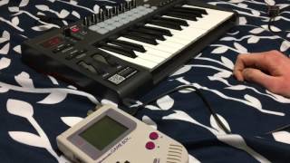 LSDJ with MIDI Keyboard