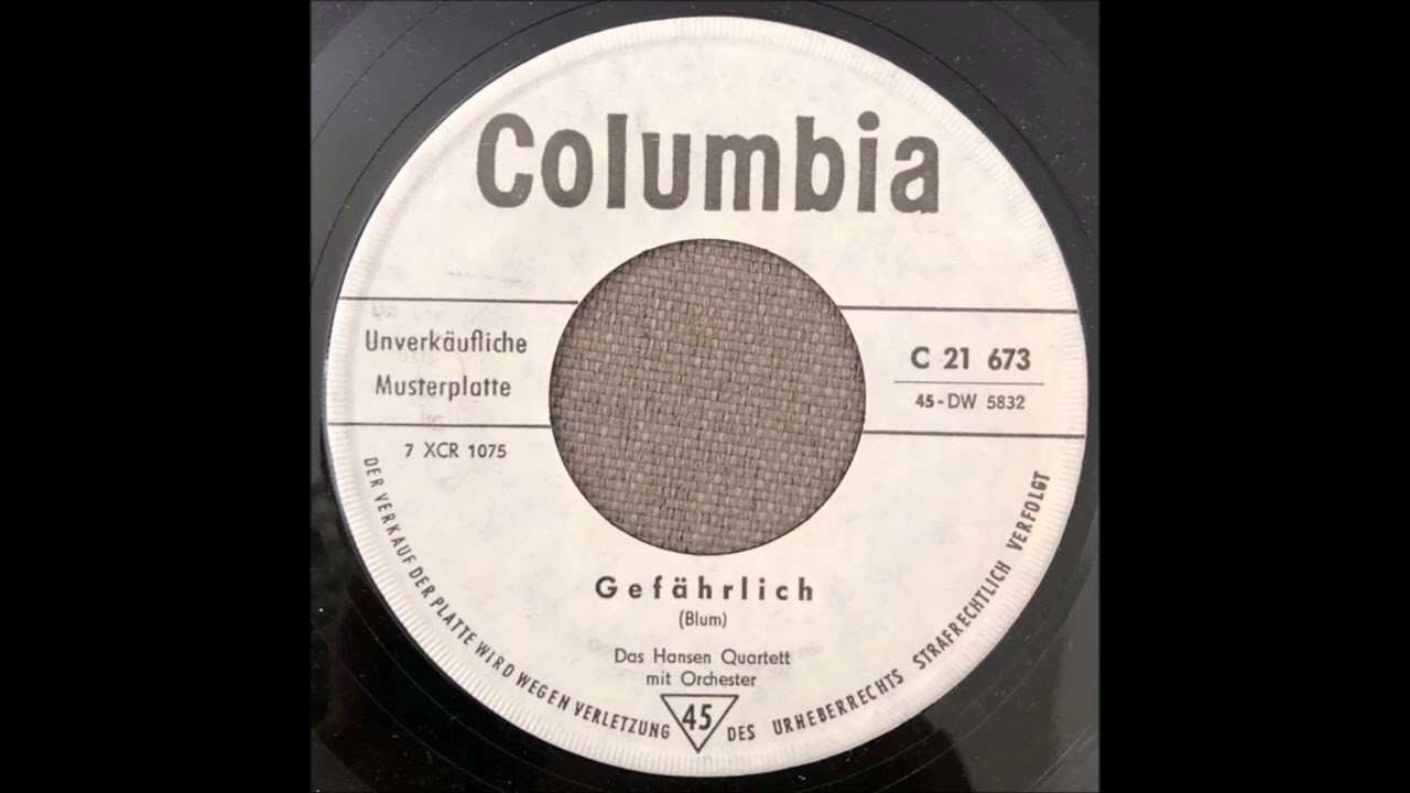 Das Hansen Quartett  -  Gefährlich  1961