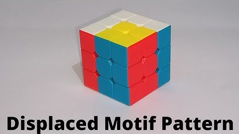 Make Displaced Motif Pattern on Rubik