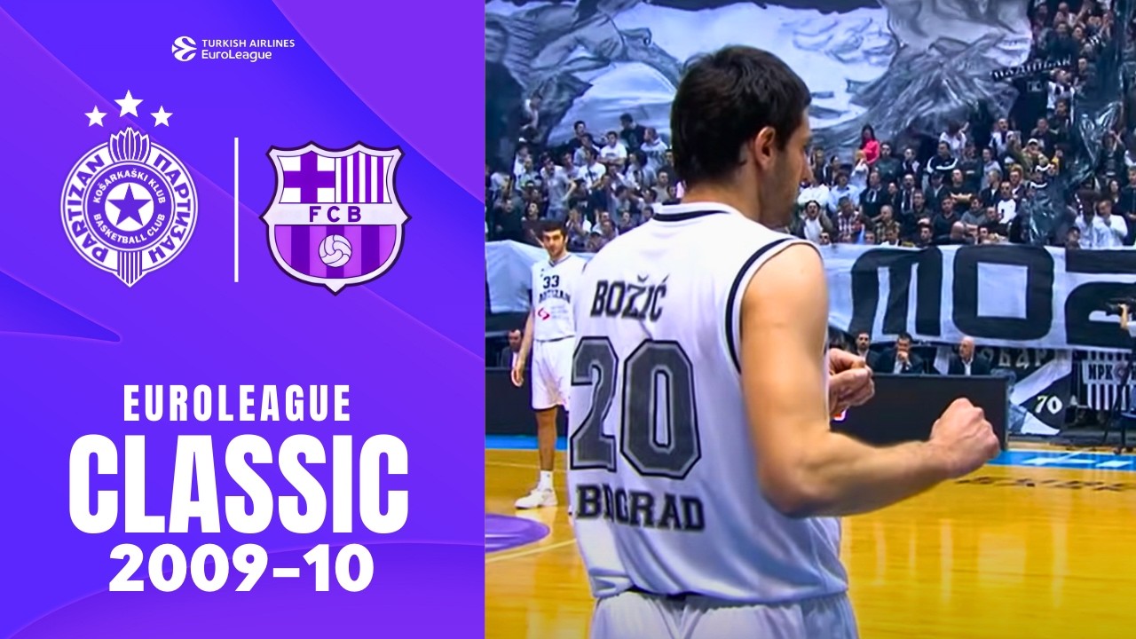 Partizan - Barcelona | Epic OVERTIME VICTORY Decided by HALF A POINT | EUROLEAGUE CLASSIC GAME 09/10