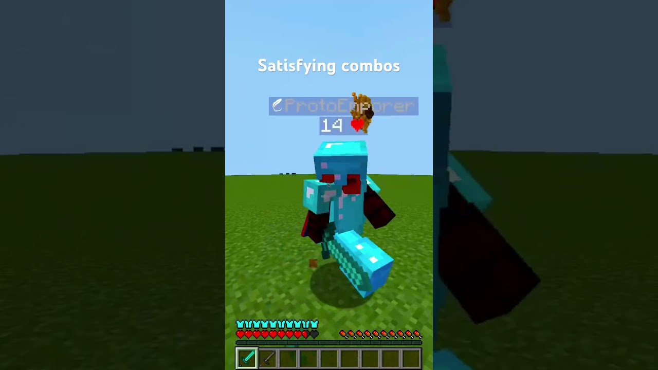 Satisfying minecraft 1.9 combos 