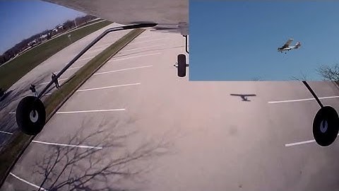 RC Airplane Meets Tree - E-flite Apprentice 15e Maiden Flight and Crash with On-board HD Camera