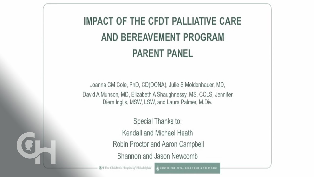 Impact of the CFDT Perinatal Palliative Care and Bereavement Program: A ...