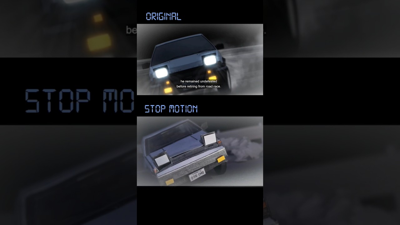 MF Ghost AE86 Flashback 2 Side by Side | Stop Motion 