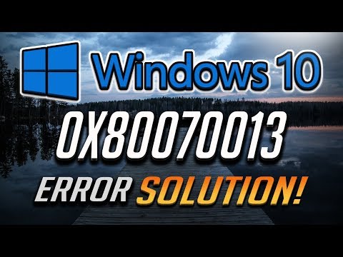 Fix Windows Update Error 0x80070013 in Windows 10 [2021 Tutorial]