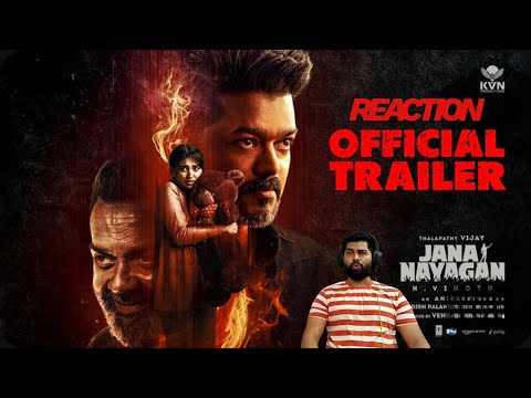 Jana Nayagan - Official Trailer Reaction | Thalapathy Vijay | Pooja Hegde | H Vinoth | Anirudh