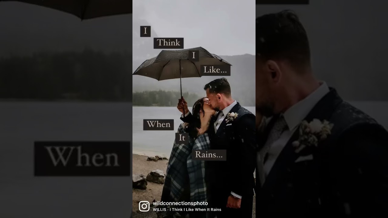 Worried about rain on your wedding day? Don’t be! 