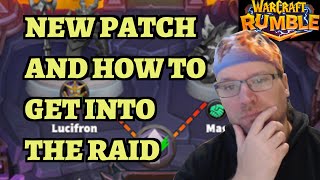 New Optional Patch and How to Get Into Raids - Warcraft Rumble Wealth