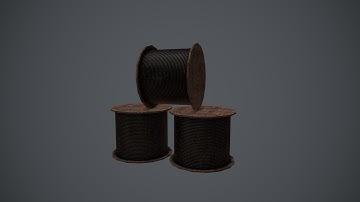 Creating A Wire Bundle Industrial Prop in Autodesk Maya 2019 | Part - 2 : Baking and Texturing