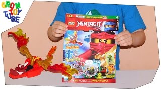 Unboxing New Lego Ninjago Magazine 5 2016 With Kais Dragon