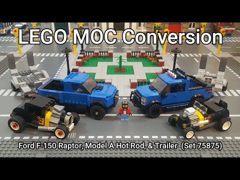 Details about   Custom LEGO City Truck White Trax Raptor Speed Champions 