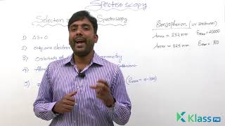 Selection ruls for Spectroscopy  | Unit - 5 | Spectroscopy | chemistry | BTech Tutorials | KlassPM