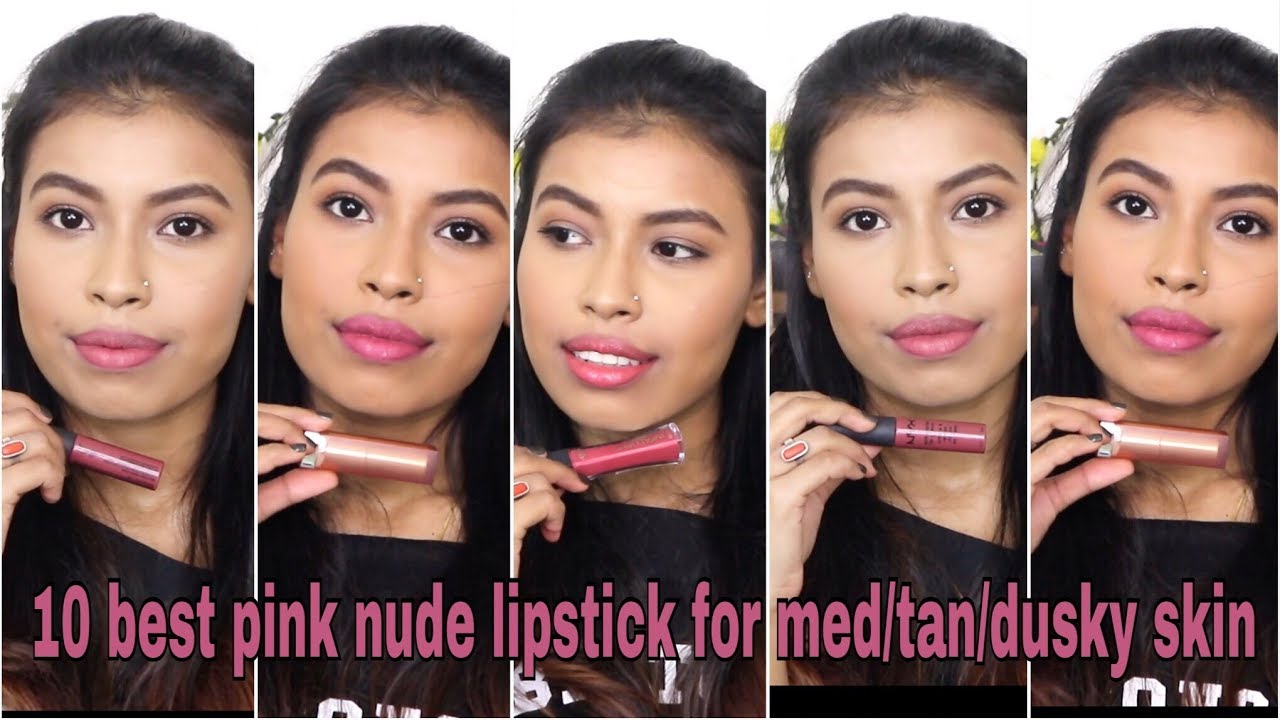 perfect pink lipstick for dark skin