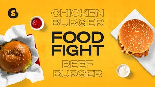 Chicken Burger V Beef Burger Bathgate Food Fights