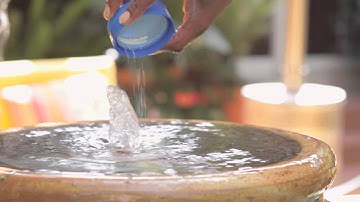 How to Keep Garden Fountain Water Clean : Landscaping Tips