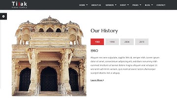 Tilak | Hindu Temple HTML5 Template