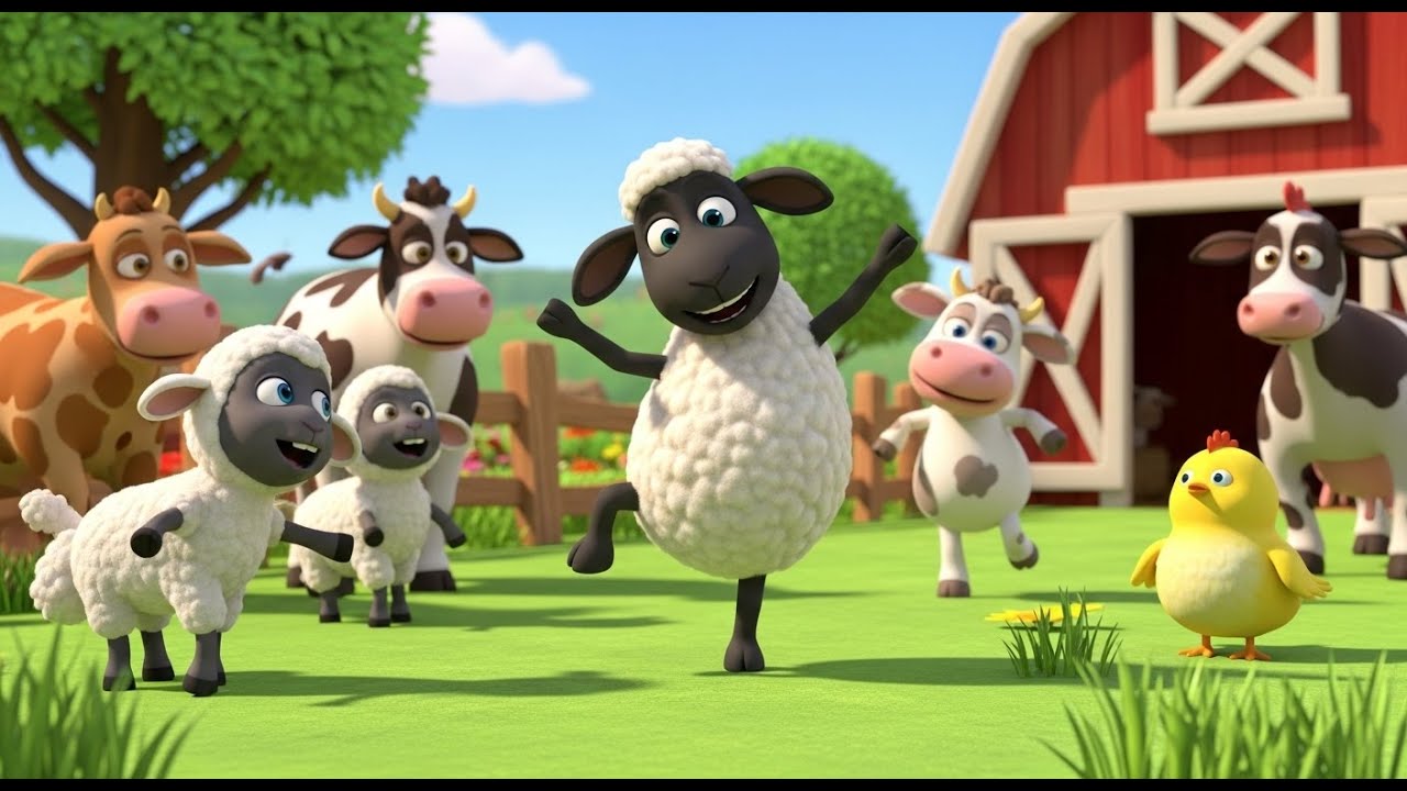 Baa Baa Black Sheep Dance| Fun Nursery Rhyme for Kids | Sing, Dance & Play Along