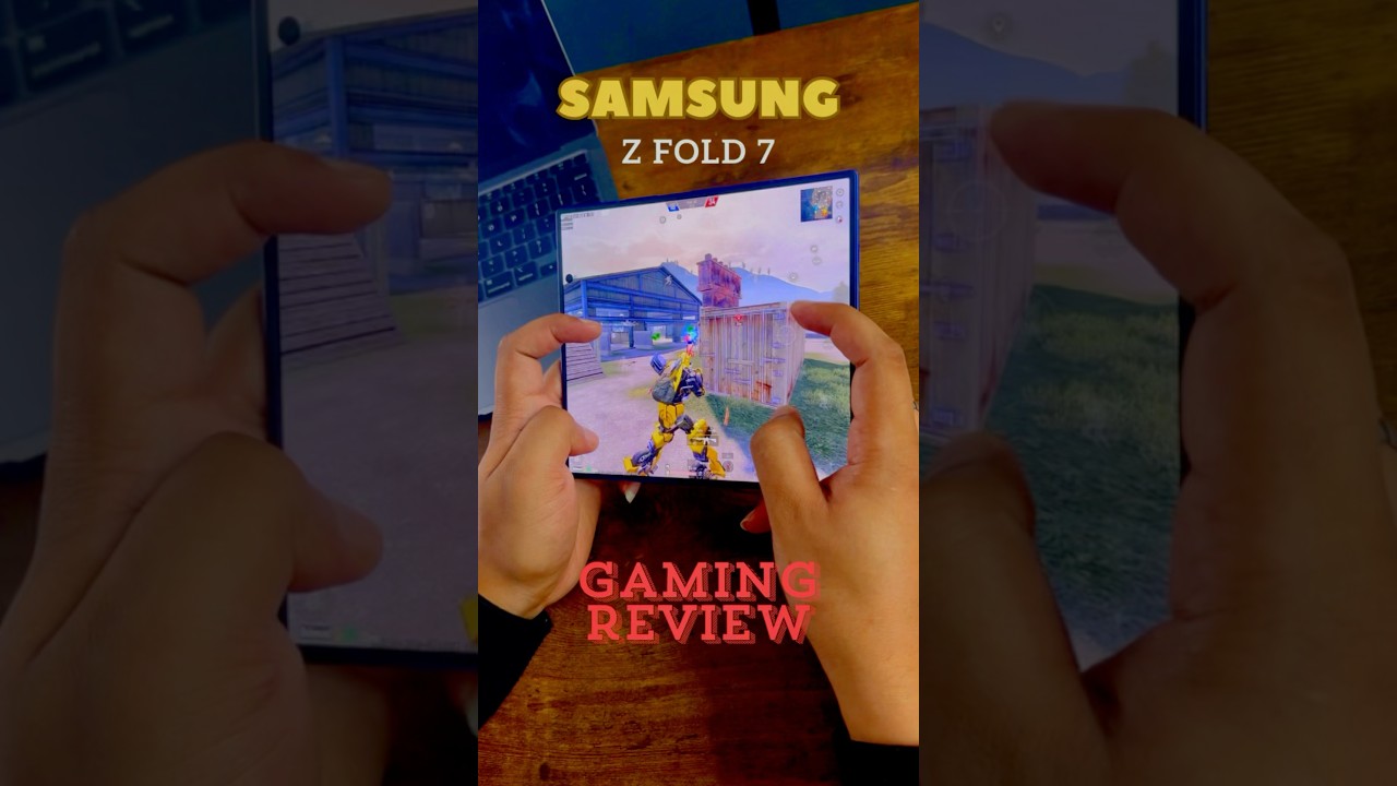 🔥 Samsung Z Fold 7 Gaming Test | BGMI Ultra Graphics Review 🎮📱