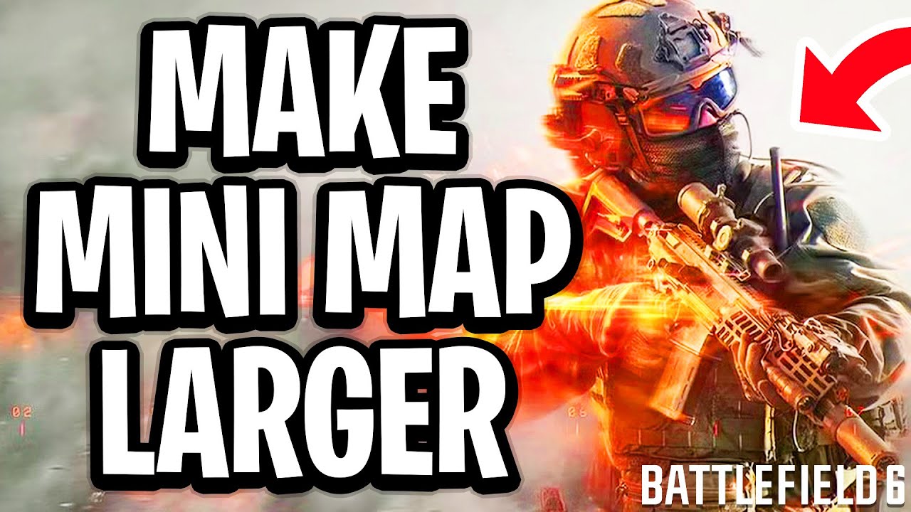 How To Make The Mini Map Larger So You Can See More In Battlefield 6 ...