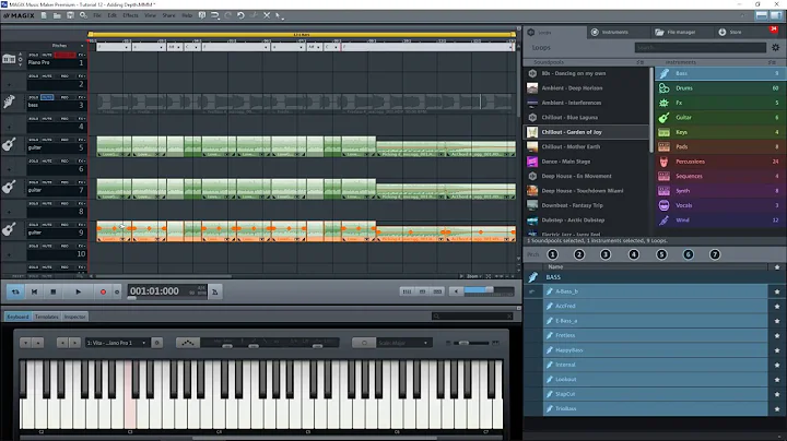 Magix Music Maker - Absolute Beginner's Tutorial - Part 12 - Adding Depth