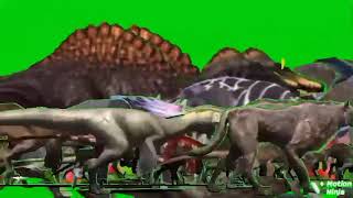 Thundering Stampede Green Screen