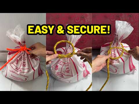 Here are 3 secure ways to tie a sack bag that you need to know | The Best Way Hacks