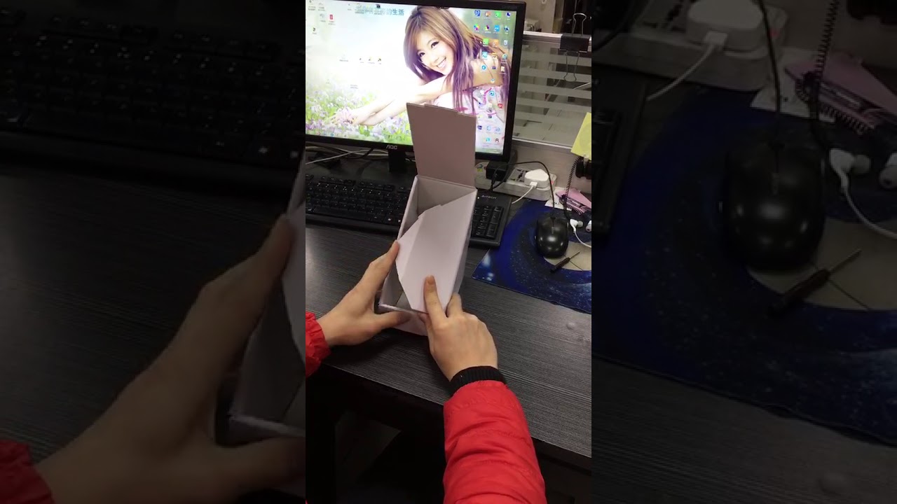 Diy Cardboard Counter Display Pdq Assemble Instruction Youtube