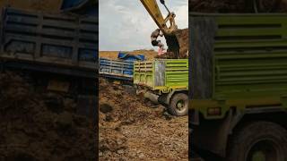 excavator working #youtubeshorts #constructionmaterials #viral