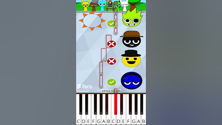 Test IQ Challenge! Correct Incredibox Spunki Face (@PADLOTOON) - Octave Piano Tutorial