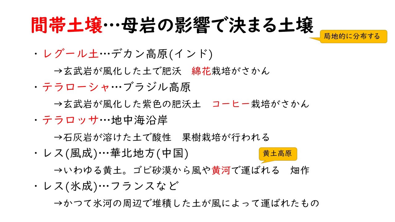 高校地理 第９回 植生と土壌 地理総合 地理探究 Youtube