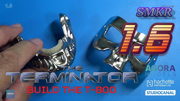 Agora Models Build the T-800 Terminator Pack 1 Stage 6 - Lower Jaw Teeth & Bridge of Nose