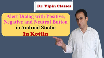 Alert Dialog with Positive, Negative and Neutral Button in Android Studio