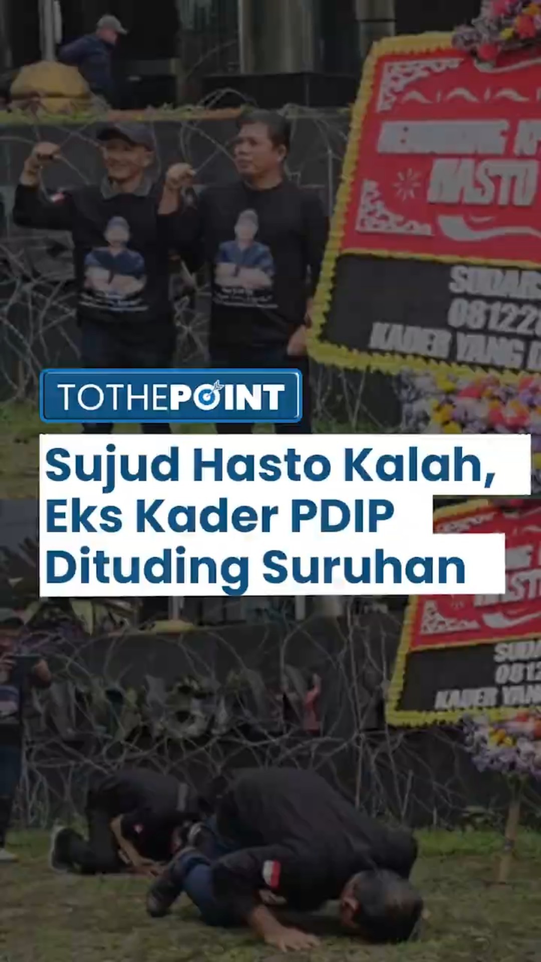 Sudarsono Eks Kader PDIP Dituding Orang Suruhan yang Dibayar usai Sujud Praperadilan Hasto Ditolak