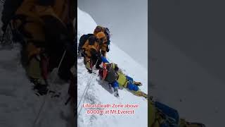 Life At Death Zone Above 8000m at Mountain Everest #mountain #highestmountain #everest #everesttour