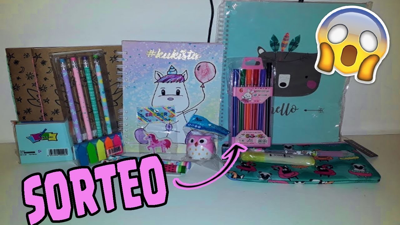 SORTEO MATERIAL ESCOLAR | ESPECIAL 100K