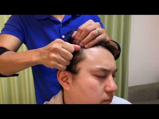 【ASMR】Hair Cracking Massage / Combined past videos #asmr #headmassage #headspa