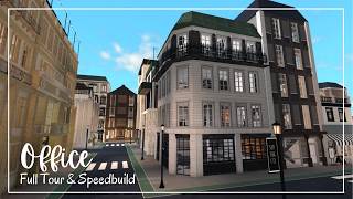 Celebrity Agency Company | Tour & Speedbuild | Bloxburg City Build ep.34