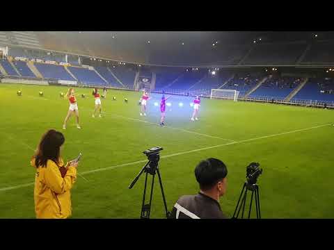 소찬휘 tears 현명한선택 라이브 직캠 울산문수축구경기장 U-20응원전  백업댄스팀 탑레이디